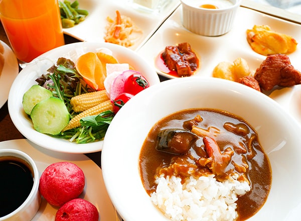 北寄と茄子のカレー